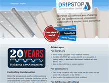 Tablet Screenshot of dripstop.net